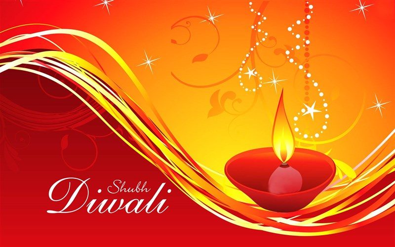 Shubh Diwali Greeting Wallpaper