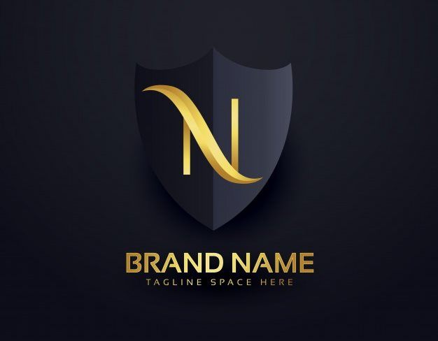 Letter N Luxury Shield Logo