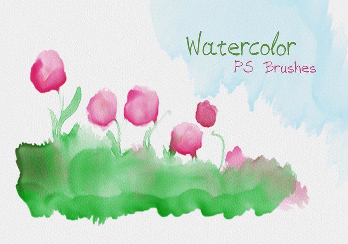 watercolor mask ps brushes