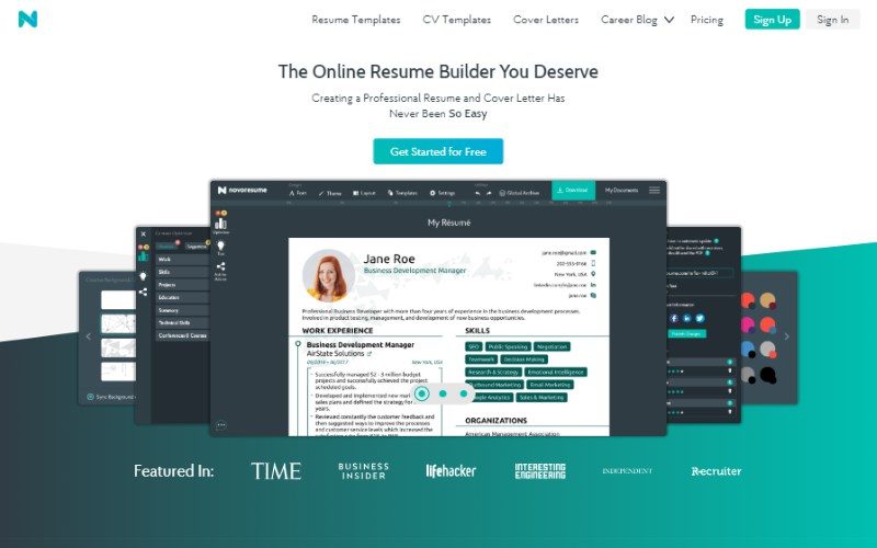 10 novo resume builder