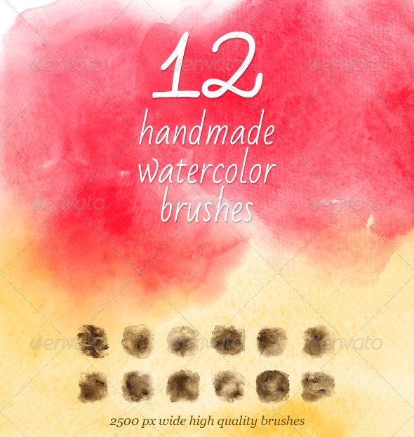 watercolor handmade brushes