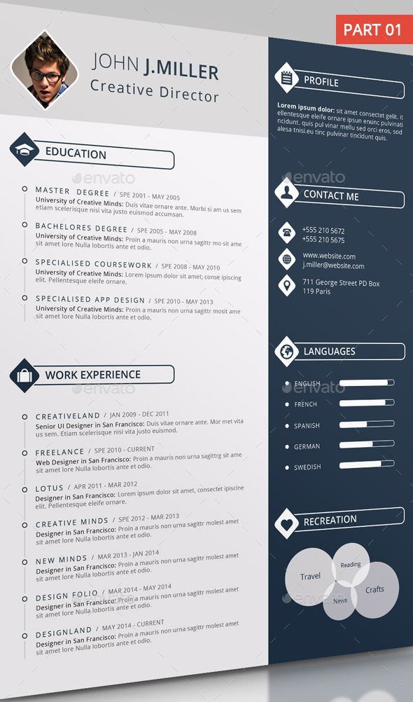 Creative Professional Resume Template