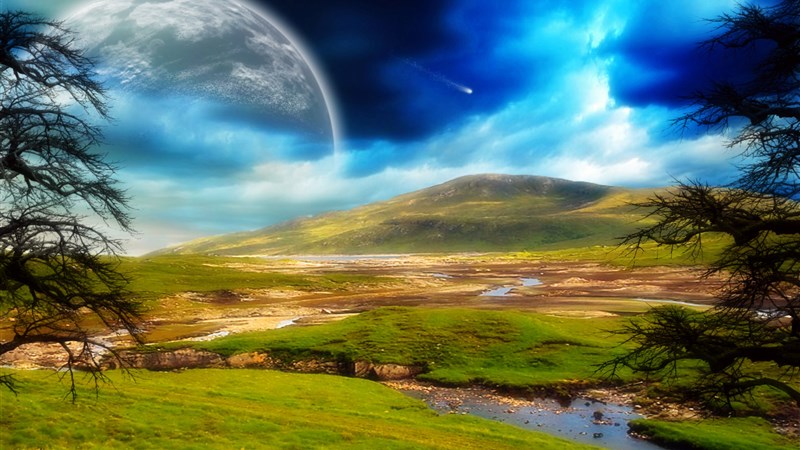 Sci Fi Landscape Wallpaper