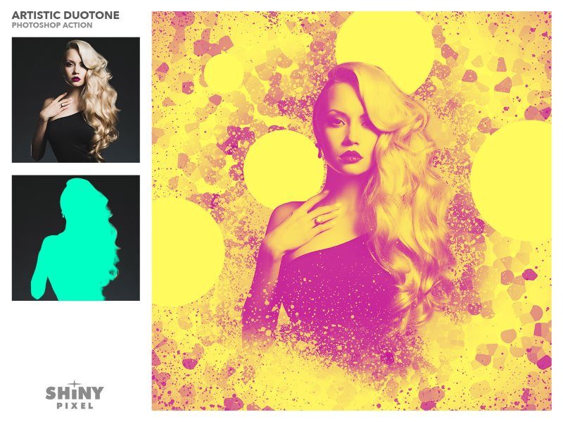 14 artistic duotone effect photoshop action