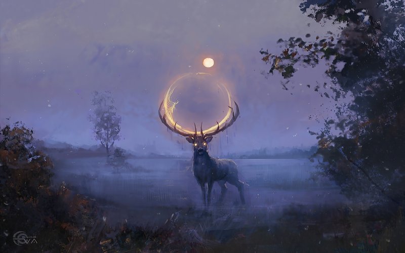 15 3840x2400 Lunar Deer AI