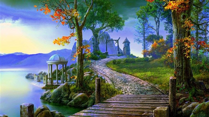 Nature Fantasy Landscape HD Wallpaper