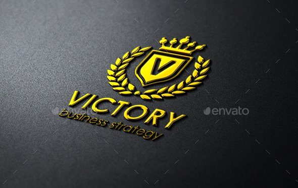 Victory Heraldic Elegant Logo