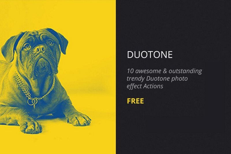 2 free duotone photoshop action