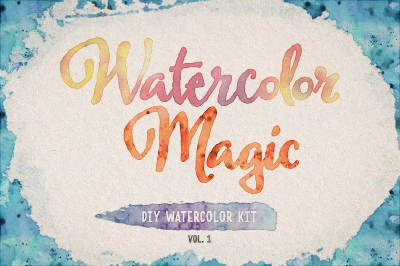 watercolor magic volume