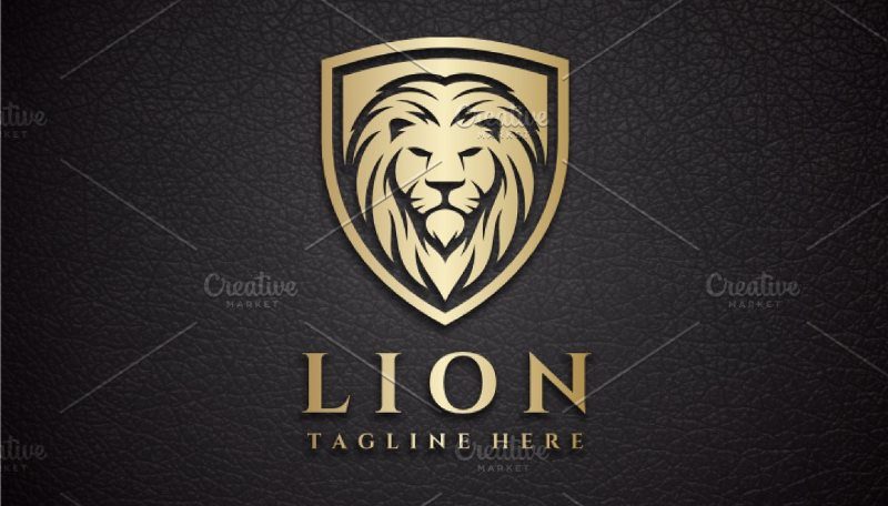 Lion Shield Logo