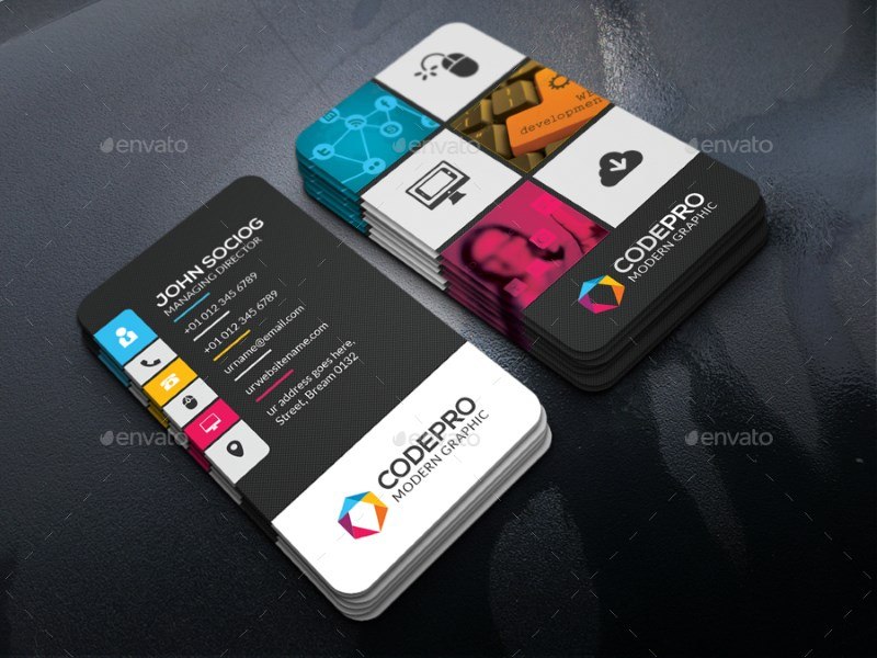 Modern Customizable Business Card