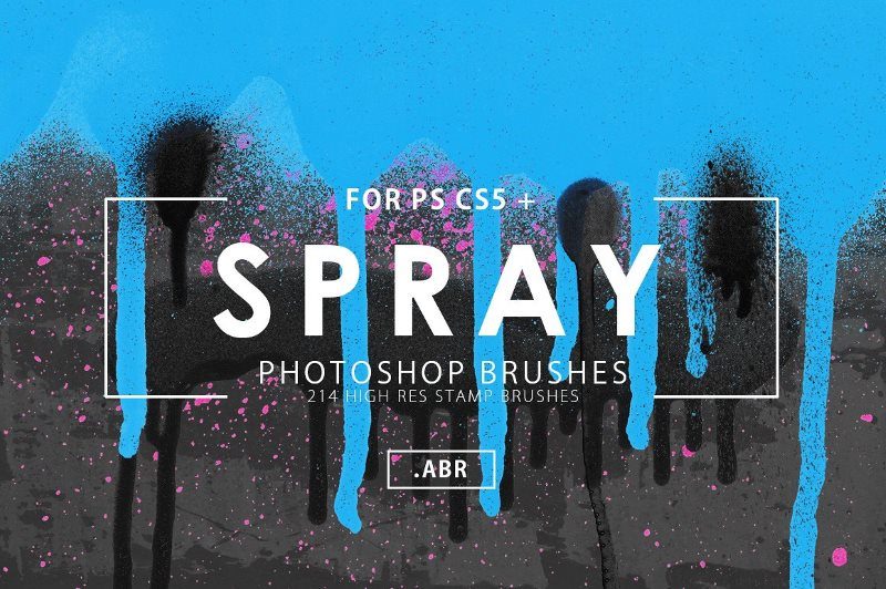 Spray Photoshop Brushes