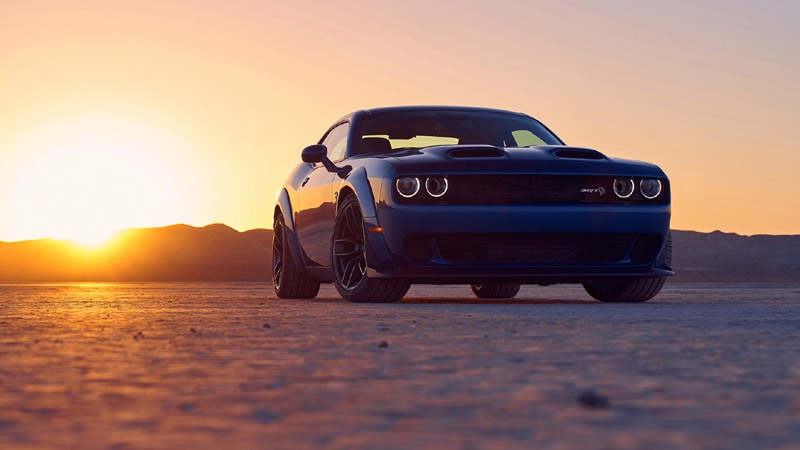 Dodge Blue Car HD Wallpaper