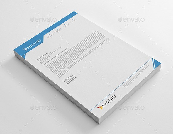 Business Letterhead Pad