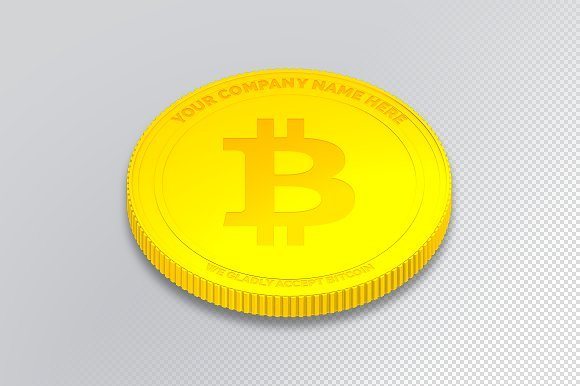 25 bitcoin editable smart object logo