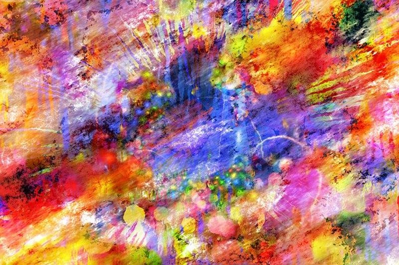 2 Color Abstract Colorful