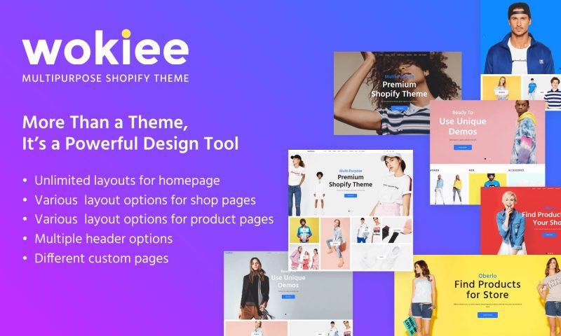 32 Wokiee Multipurpose Shopify Theme