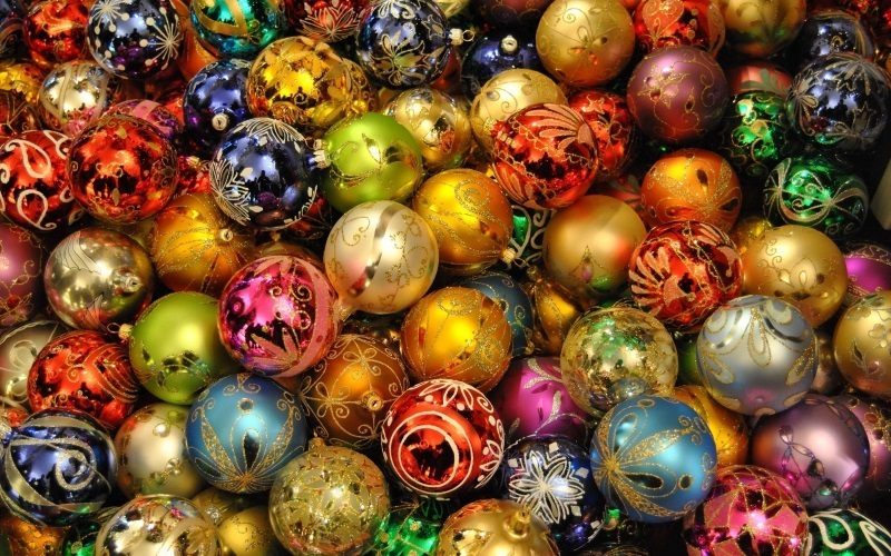 Christmas Colorful Ornaments