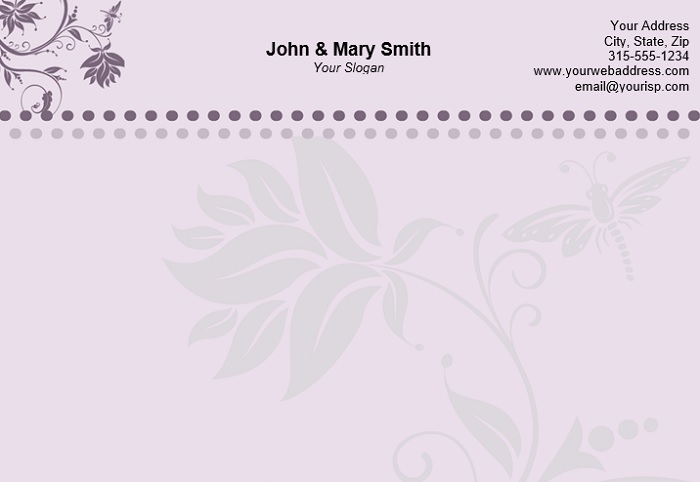 4 Specialized Personal Letterhead