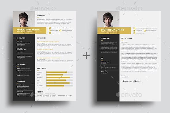 6 clean resume easy to customize in word