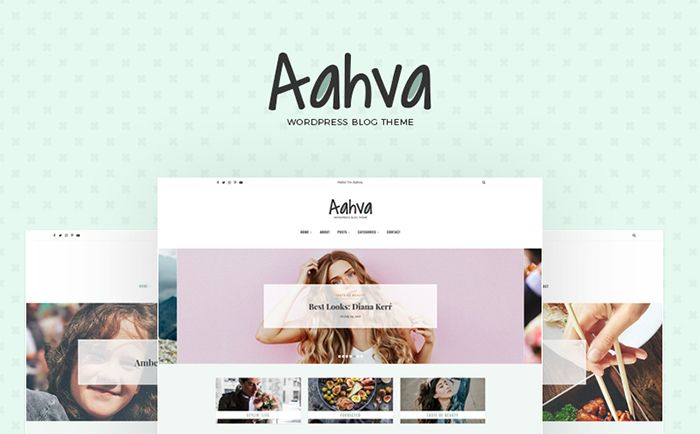 Aahva Blog WordPress Theme