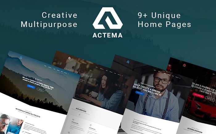 Actema - Creative Business Multipurpose WordPress Theme