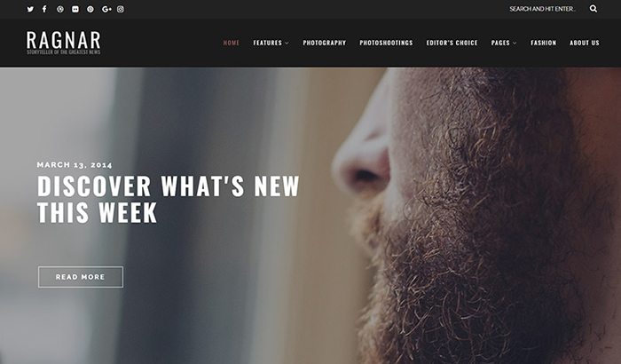 Ragnar - A Bold WordPress Theme