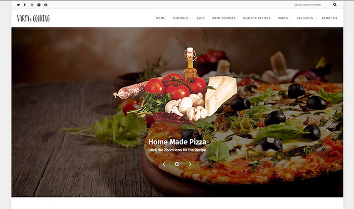 Narya - Food Blog For Cooks WordPress Theme