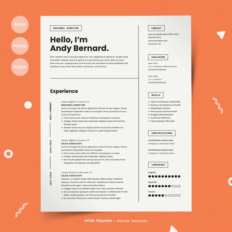 7 Modern Resume Template CV