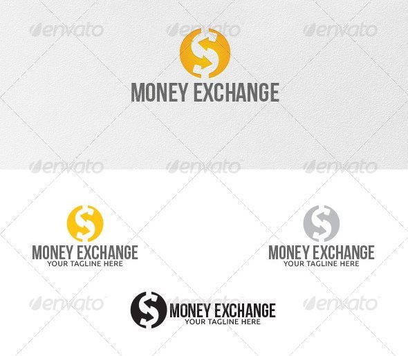 9 Money Exchange Logo Template