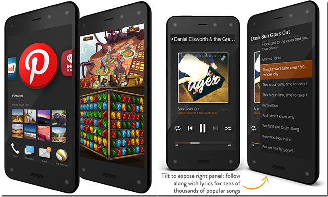 Amazon unveils Fire Phone with 3D display and Firefly