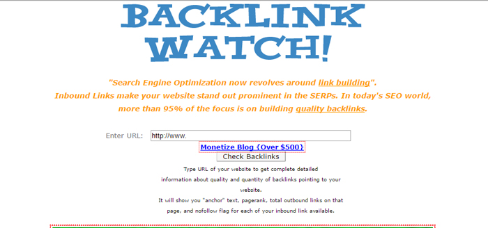 Backlink Watch