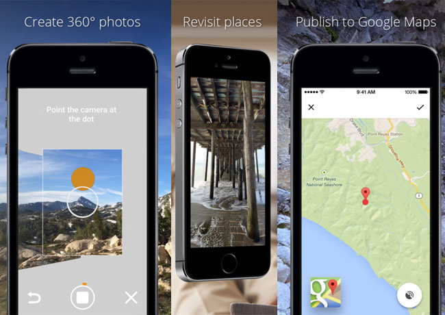 Google's Photo Sphere app (360 degree photos) comes to iPhone