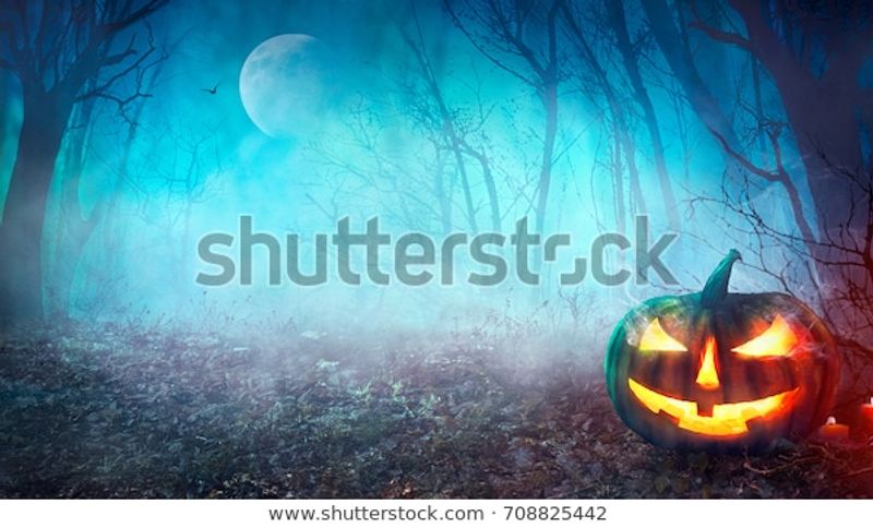 Halloween Background Spooky Pumpkin