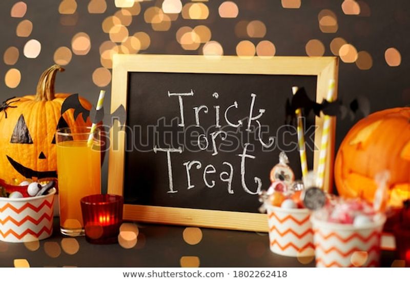 Halloween Holiday Decorations Concept