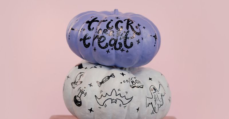 Halloween Painted Pumpkins Free