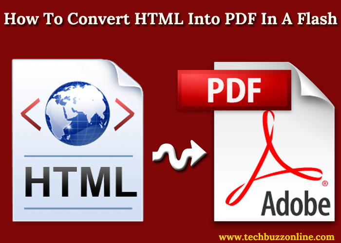 How To Convert HTML Into PDF In A Flash