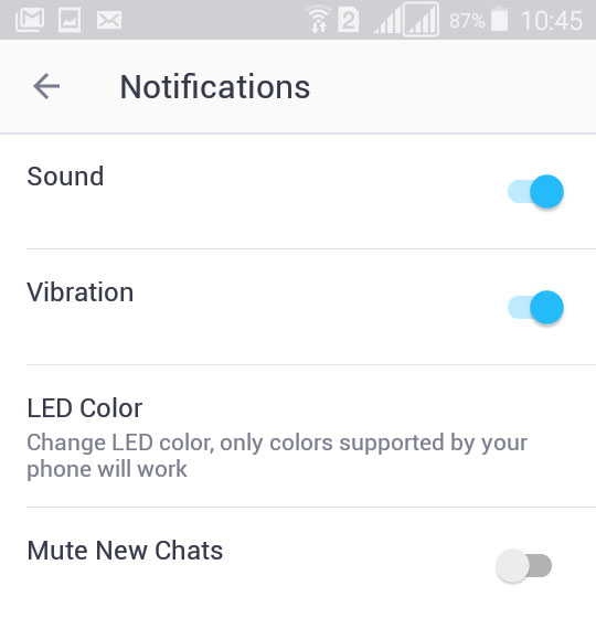 Kik notification