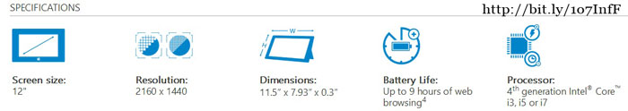 Microsoft-Surface-Pro-3-specification