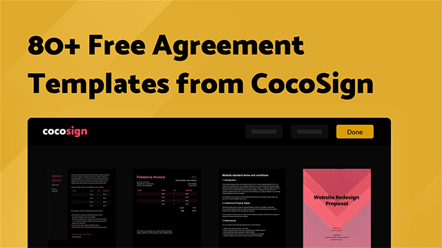 agreement templates