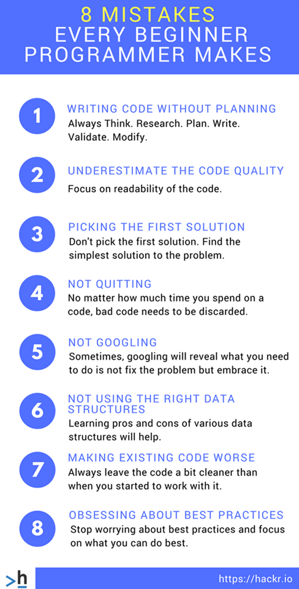 beginner programmer mistakes avoid
