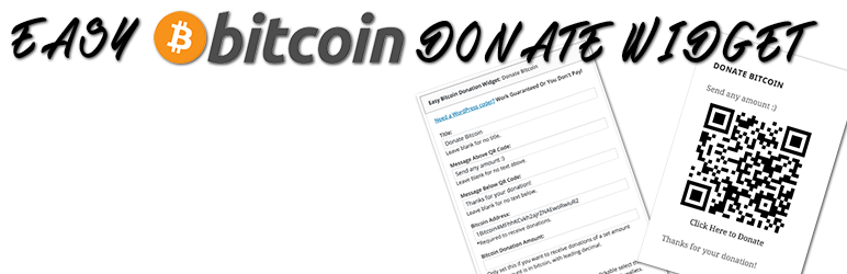 bitcoin donate widget