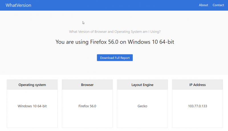 Firefox Version