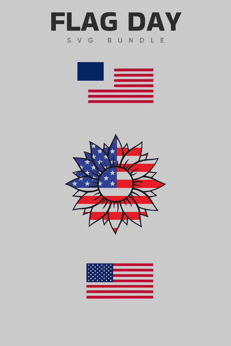 free flag day svg bundle