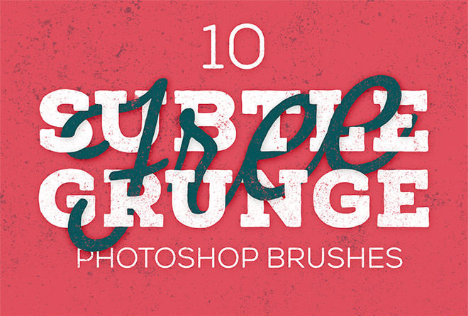 free subtle grunge photoshop brushes