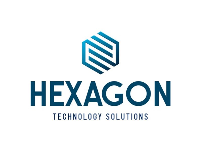 hexagon tech logo design