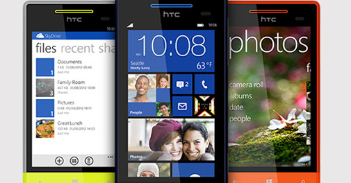 HTC Windows 8X phone