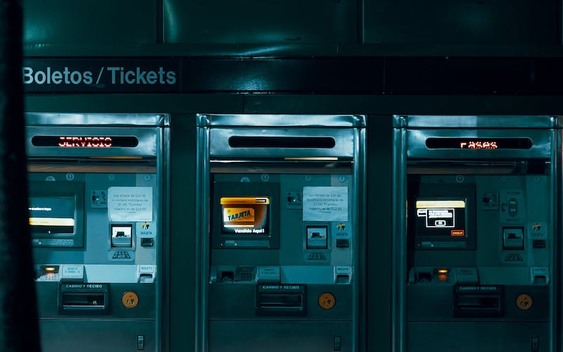 ticket vending machine