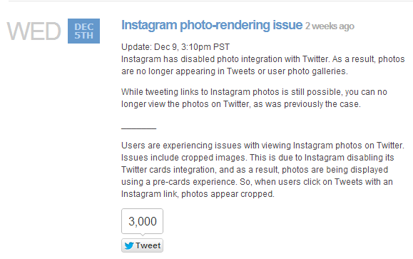 twitter instagram issue