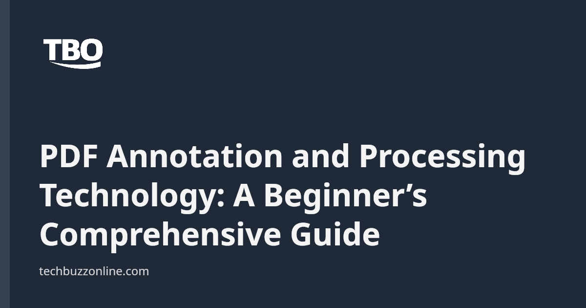 the @requestmapping annotation: a comprehensive guide ... PDF Annotation and Processing Technology: A Beginner’s Comprehensive ...